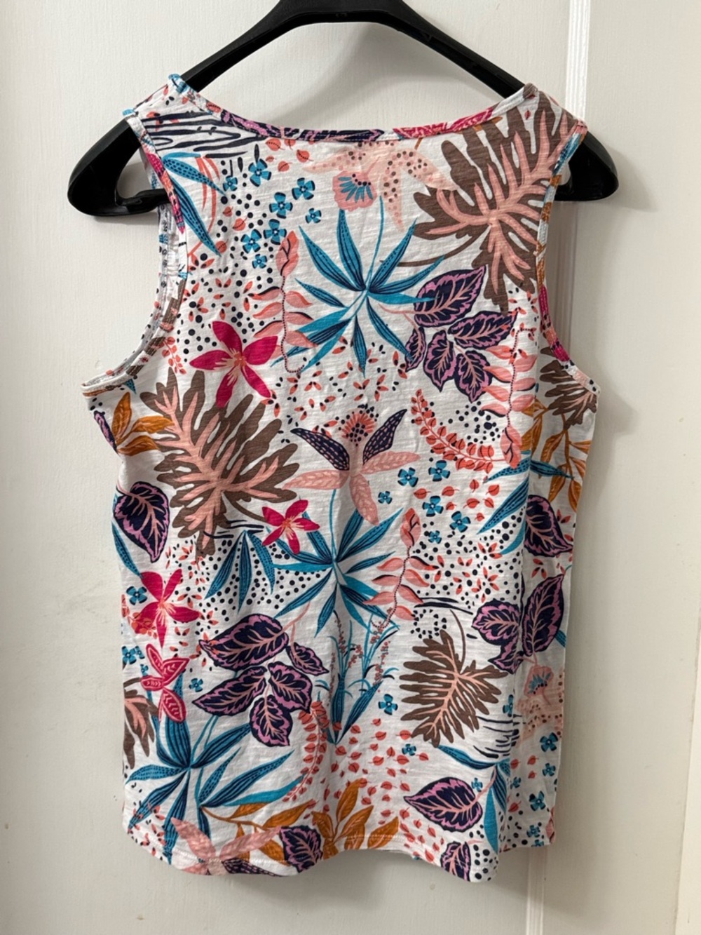 REITMAN’S FLORAL LEAF PATTERN TANK TOP - Picture 2 of 7